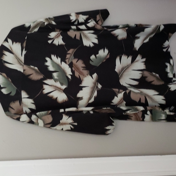 Caribbean Joe 100% Silk Hawaiian Shirt Size 2X GORGEOUS  Vacay ⛱  Pool Party - Picture 6 of 7